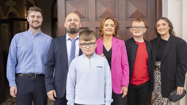 Patrick McEvoy and family 