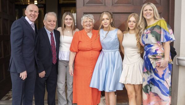 Caoimhe Owens and family