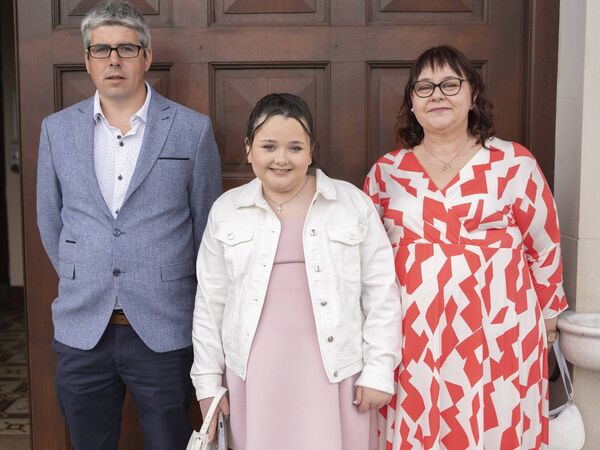Hollie Maher and family