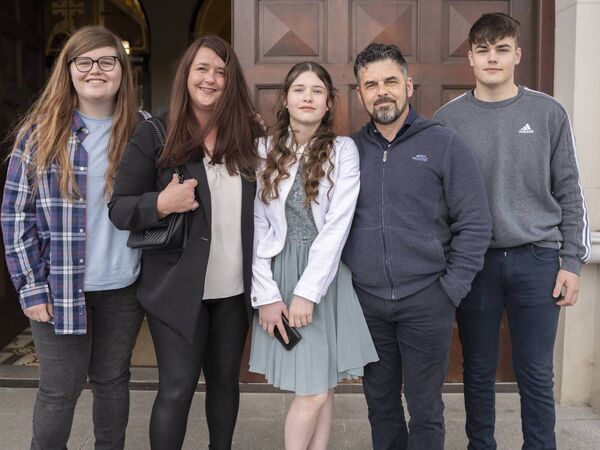 Sara Mannion and family