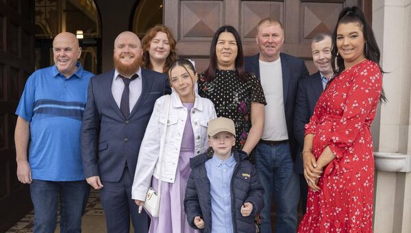 Ariannah Buckley and family