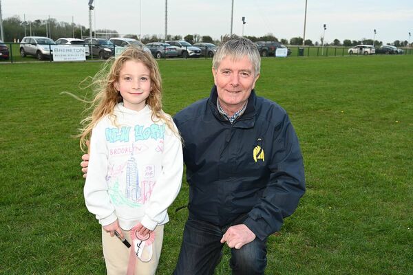 Cheltenham Festival winning trainer Barry Connell after signing an autograph for Lauren Deering 