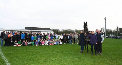 Double Cheltenham Festival winner receives hero's welcome at Nurney GAA