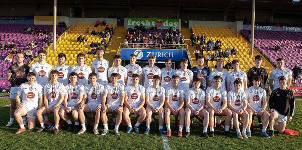 Kildare team who defeated Wexford 1-24 to 1-12 in the Dalata Hotel Group Leinster GAA U-20 Football Championship Group 3 - Round 3 at Chadwick's Wexford Park on Wednesday evening. 