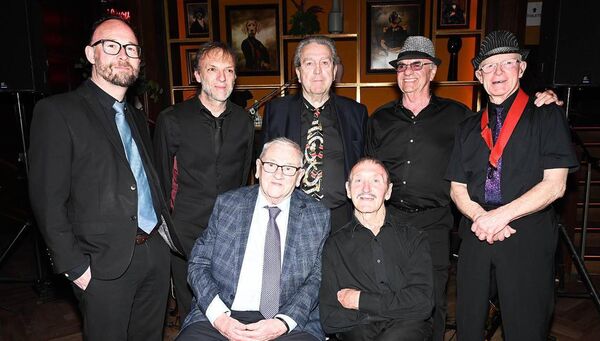 Louis Hennessy with the Des Hopkins Band 