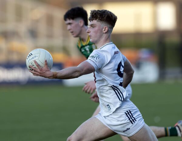 Ollie Deller on the attack for Kildare minors during their win over Meath Photo: Sean Brilly Ollie Deller on the attack for Kildare minors during their win over Meath Photo: Sean Brilly