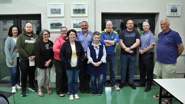Some of those in attendance at the Kilcullen and District Text Alert AGM