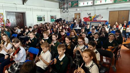 Kildare gaelscoileanna competein Battle of the Bands