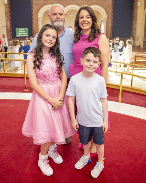 Lily, Paul, Louise and Senan Kelly
