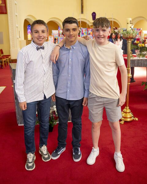 Philip Zdybik, Jamie McDonald and Caoimhin Christie