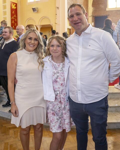 Sharon, Penny and Keith Hyland