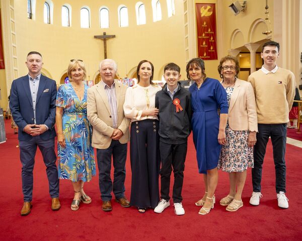 Conor Kelly and family