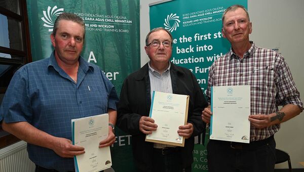 Iasanc Moriarty, Michael Earley and Gerard Forde 