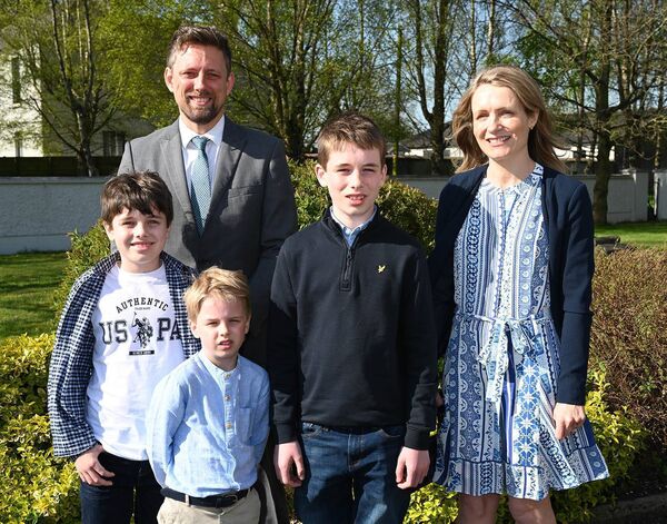 Finn Clarke and family 