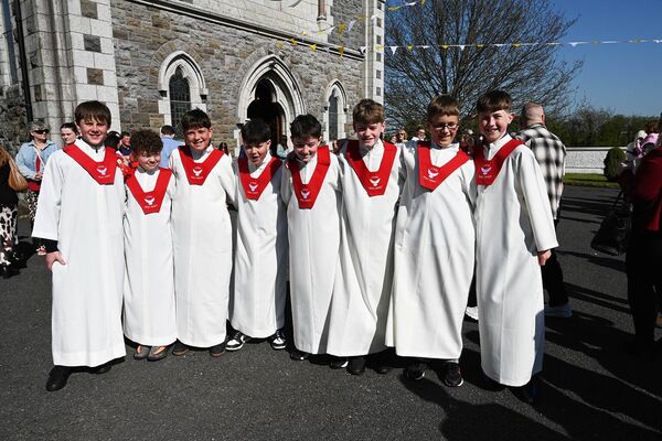 Some of the confirmation boys 