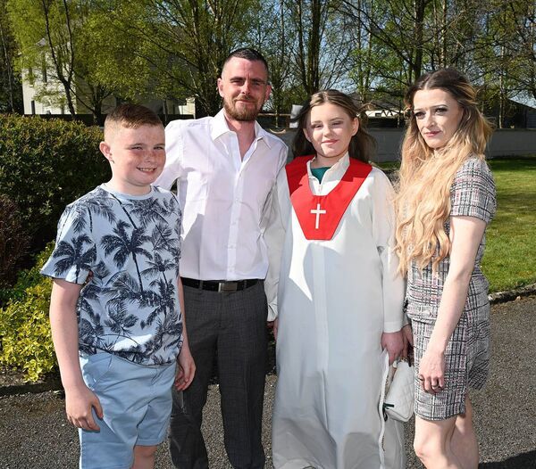 Freya O Mahony and family 