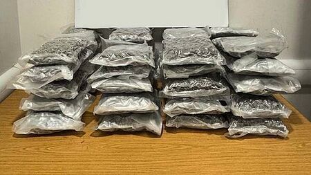 Man (20s) arrested after 22.3kg cannabis seized at Dublin Airport
