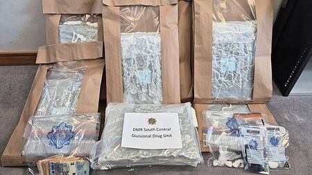 Two people arrested after seizure of cannabis worth €300,000 in Dublin