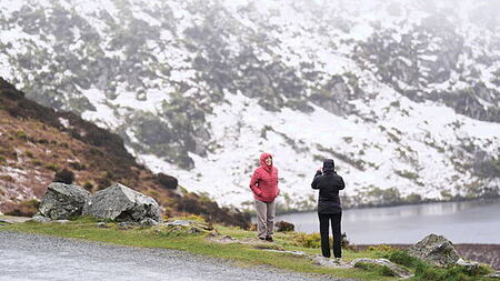 Parts of Wexford and Wicklow see snow and sleet