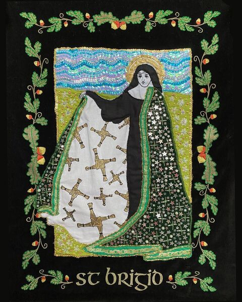 St Brigid tapestry St Brigid tapestry