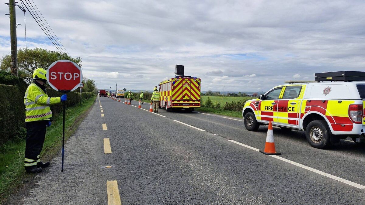 Two-car collision closes N78 between Athy and Ballylinan