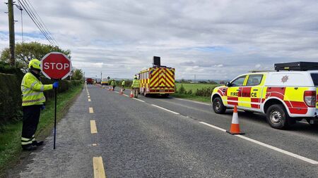 Two-car collision closes N78 between Athy and Ballylinan