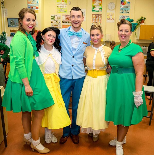 Claire Mulchrone, Bronwyn Goulding, Cian Dowling, Tara Haughton and Shauna Kelly