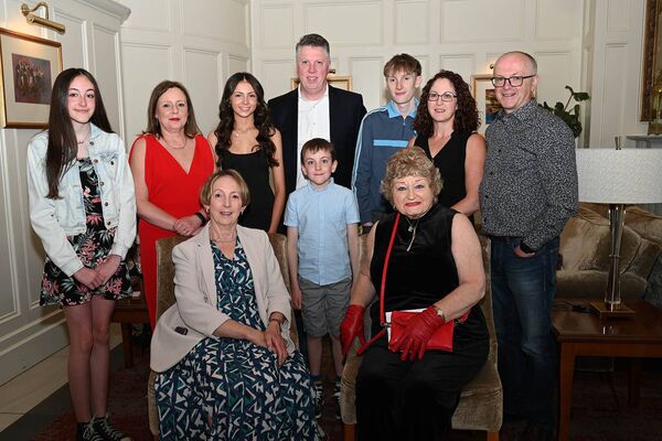 Sheila and family and friends 