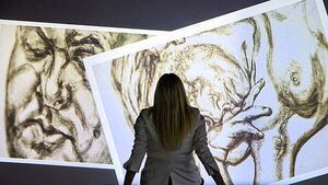 Free exhibition of 60 Lucian Freud sketches opens at Titanic Belfast