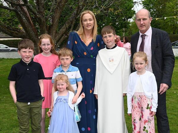 Seamus Fitzpatrick and family 