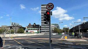 New pedestrian lights which illuminate footpath installed in Dublin