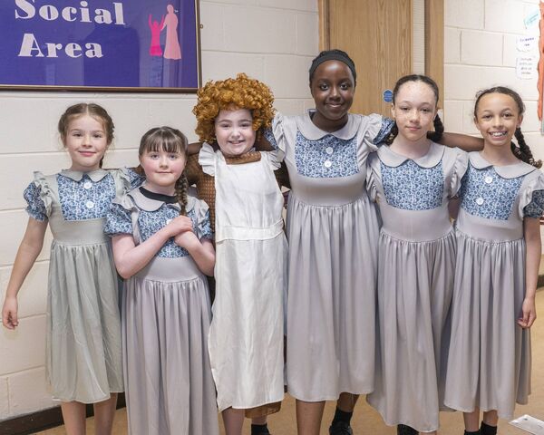 Charlotte Lawler, Amelia Dwyer, Sofia Cleland, Liandrea Dumburase, Isabelle Cagney and Freya Cagney