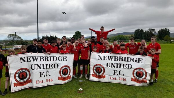Newbridge United complete historic U21 league and cup double in the Leinster Football League