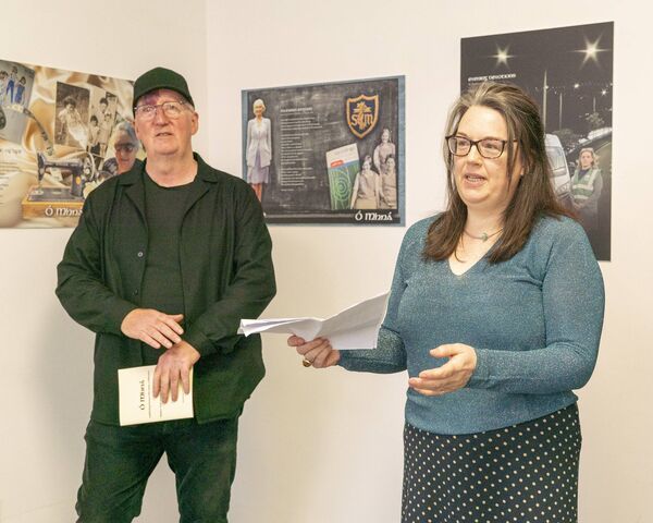 Anthony Haughy and Niamh Boyce open the event Anthony Haughy and Niamh Boyce open the event