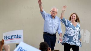 How has Jane and Bernie Sanders's visit to Kildare come about?