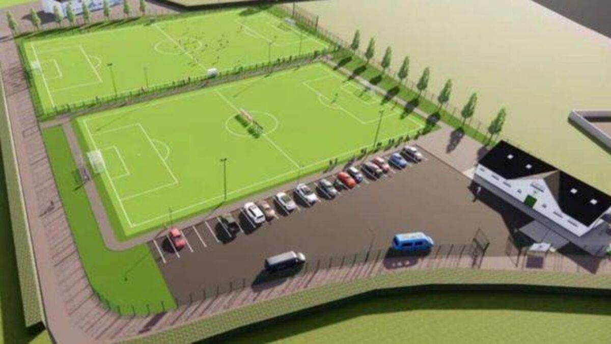 Delight at soccer pitch upgrade on Kildare/Laois border