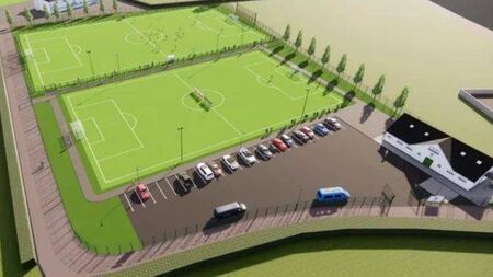 Delight at soccer pitch upgrade on Kildare/Laois border