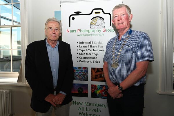 Randal Howlett and Fintan Brett Mayor of Naas Municipal District