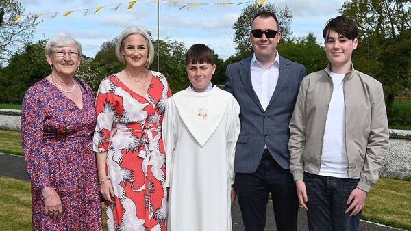 Darragh Phillips and family 