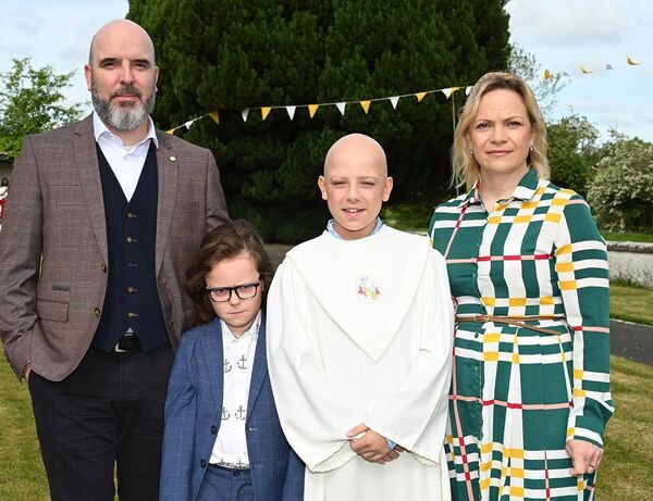 Fionn Dunne and family 