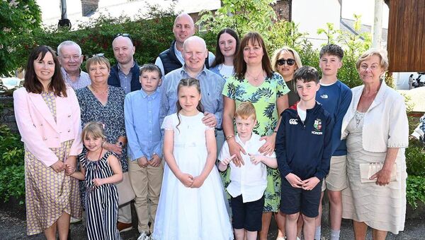 Roisin Fleming and family 