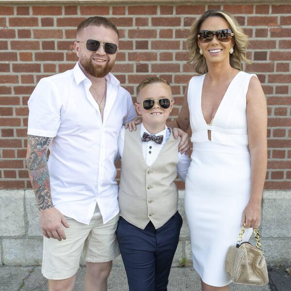 Kai Purcell and family