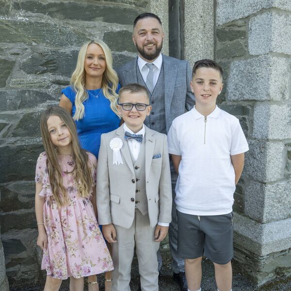 James Byrne and family
