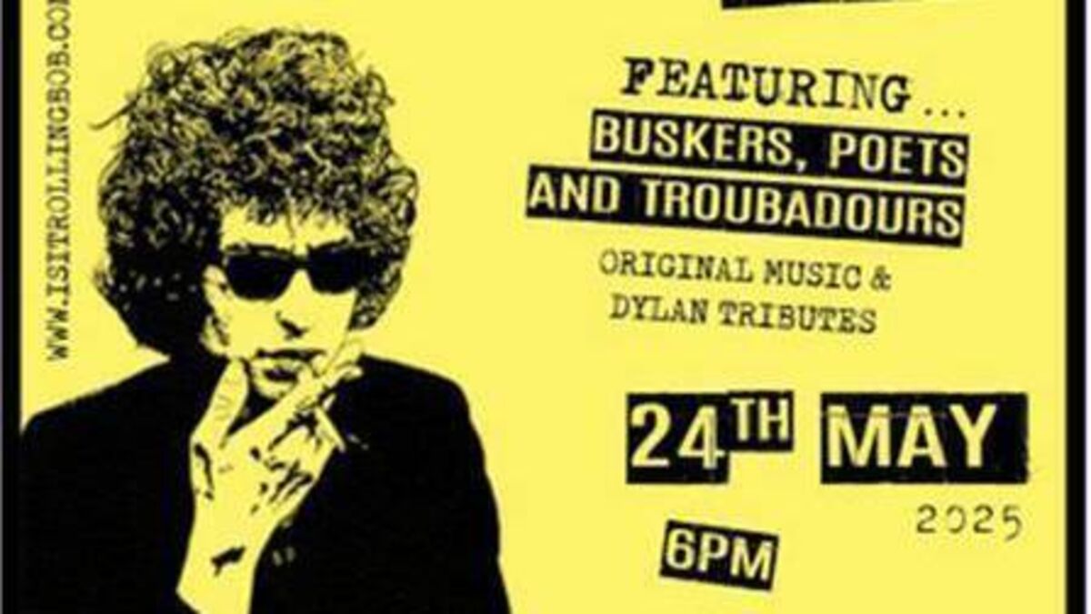 A Buskers Ball - Live original music with a nod to the music of Bob Dylan.