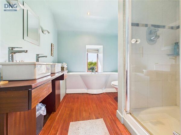 One of four bathrooms