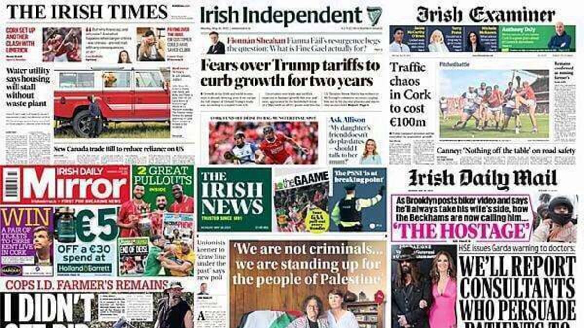 What the papers say: Monday's front pages