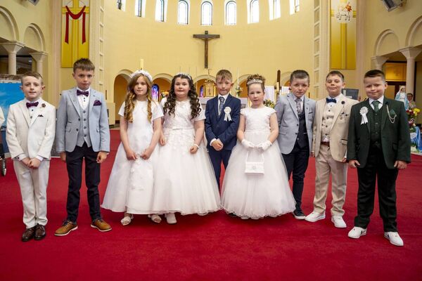 Some of the First Holy Communion class