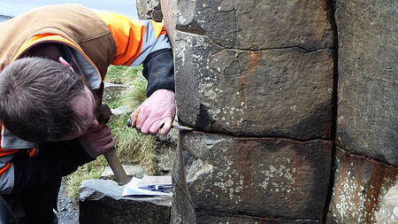 Giant’s Causeway being damaged by tourists leaving coins