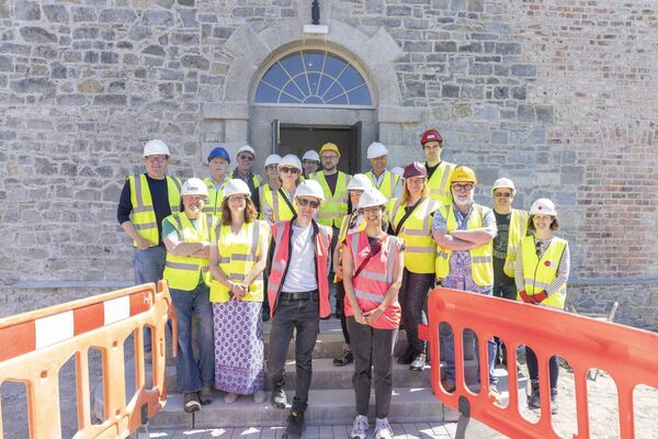 Group of locals and architects who got to see behind the scenes