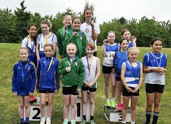 St Coca's AC Leinster U11 relay champions